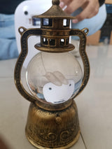 Crystal Ball Lamp with LED Wooden Base – Decorative Night Light for Bedroom, Living Room & Gift