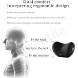 Car Neck Pillow for Neck Pain Relief – Memory Foam Headrest Cushion (Pack of 2), Ergonomic Support for Long Drives