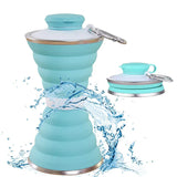 Silicone Collapsible Water Bottle – BPA-Free & Leak-Proof Hydration Solution