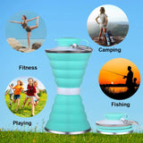 Silicone Collapsible Water Bottle – BPA-Free & Leak-Proof Hydration Solution